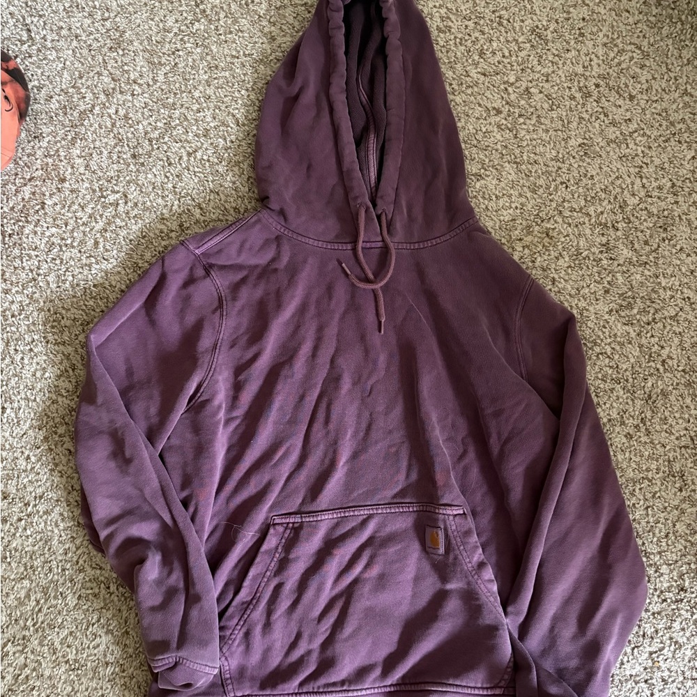Womens Pullover Hoodie Sweatshirt - Plum